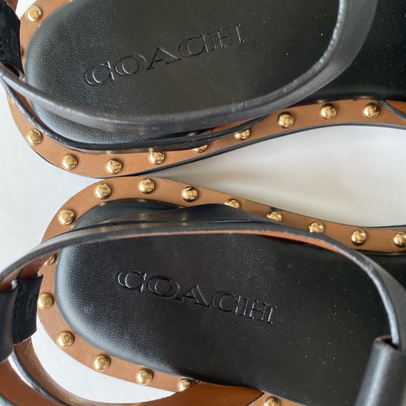 Coach Giselle Studded Gladiator Fisherman Sandals - Picture 6 of 10